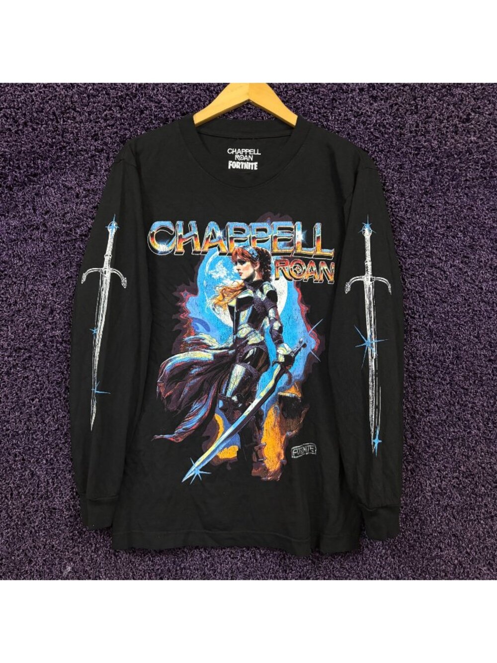 Chappell Roan Roan of Arc X Fortnite T-Shirt Size Small